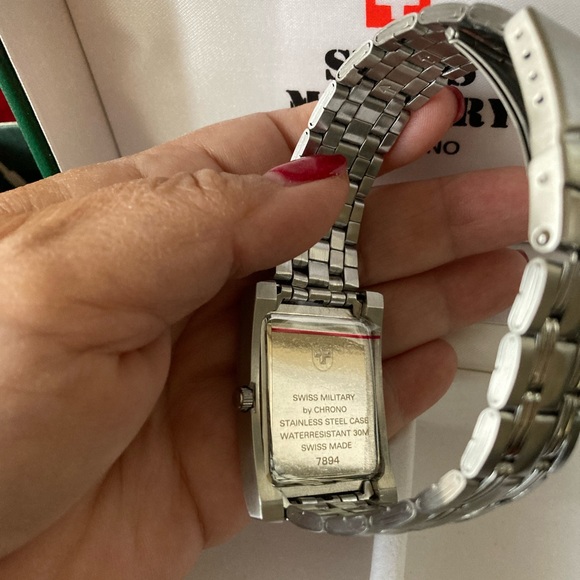 Swiss Military Watch by Chronos, stainless steel, Swiss Made,water resistant 30m - Picture 6 of 9